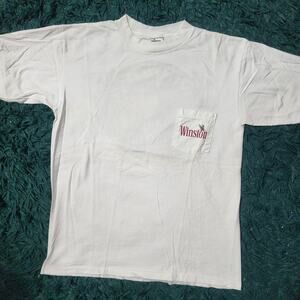 Vintage Winston Motorsports 20th Anniversary Pocket Tee Oneita USA XL 22x29